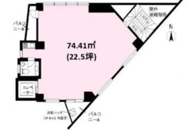 飯倉ITビル 4階 間取り図