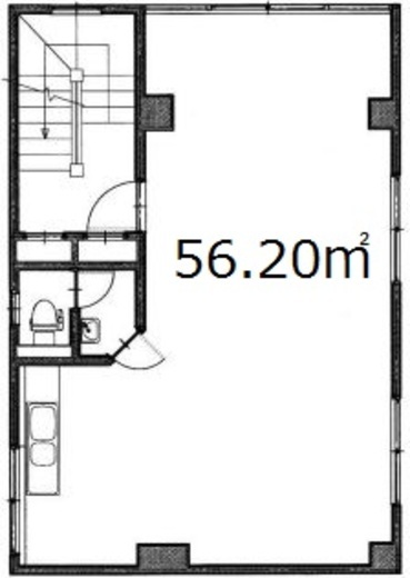 トータスビル 2階 間取り図