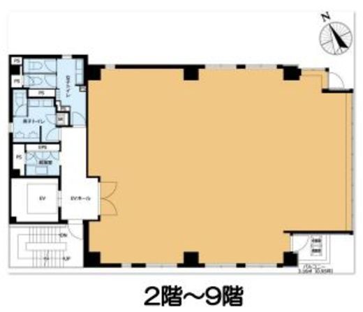 VORT虎ノ門Ⅱ(旧:VPO虎ノ門一丁目) 4階 間取り図