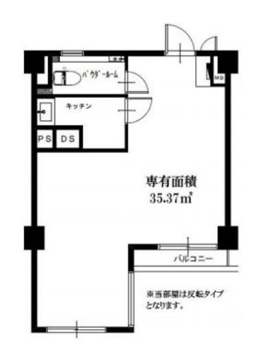 316青山 307 間取り図