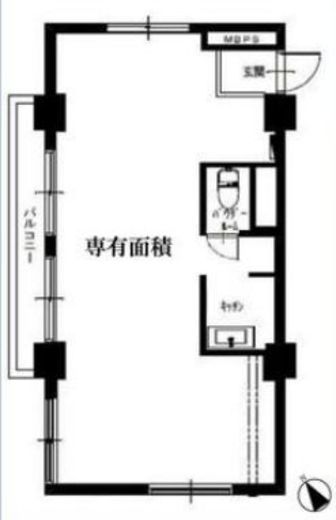 316青山 301 間取り図