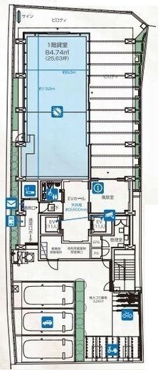 VPO赤坂 1階(店鋪) 間取り図