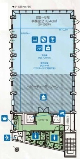 VPO赤坂 4階 間取り図