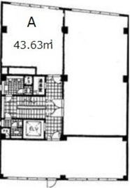 小浦第一ビル 5階A 間取り図