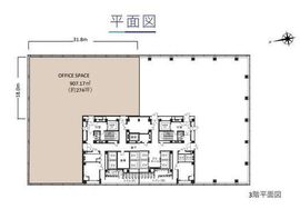 赤坂インターシティ 3階 間取り図
