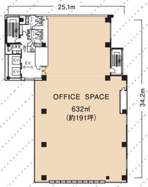 Gスクエア三田 8階 間取り図