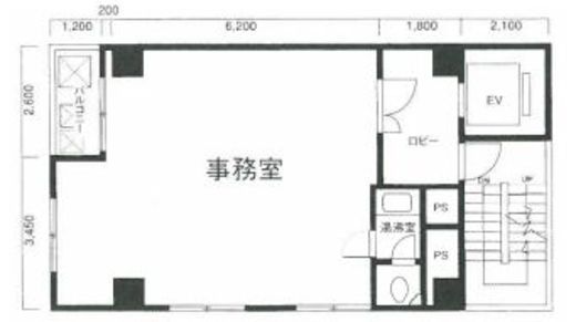 新橋柳屋ビル 5階 間取り図
