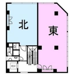 ル・グラシエルBLDG.3 2階東 間取り図