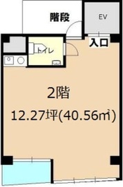 NSビル(水天宮前) 2階 間取り図