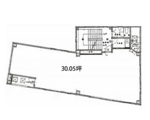 新橋パインビル 2階 間取り図