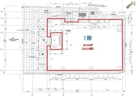 RIFA1ビル 1階 間取り図