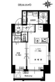 Casa Azabu Le Grand(SOHO) 502 間取り図