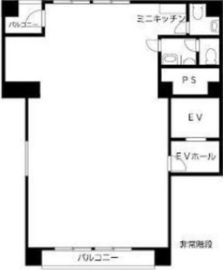 岸浪ビル 6階 間取り図