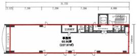 フジノビル 7階 間取り図