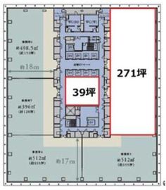 KANDA SQUARE 18階5 間取り図