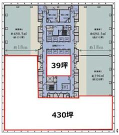 KANDA SQUARE 19階3 間取り図
