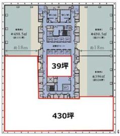 KANDA SQUARE 19階 間取り図