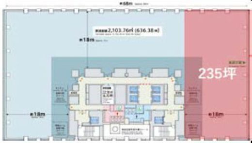 テラススクエア 5階 間取り図