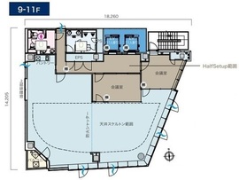 京橋宝町PREX 11階 間取り図