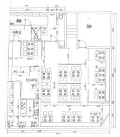 茅ヶ紡ビル B1階 間取り図