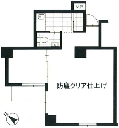 第20スカイビル 103 間取り図