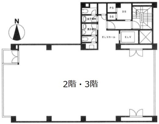 BCプラザ 2-3階 間取り図