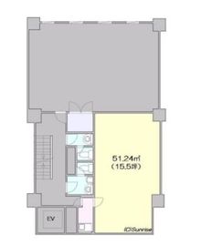 宝国ビル 4階B 間取り図