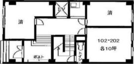 第三カネタツビル 202 間取り図
