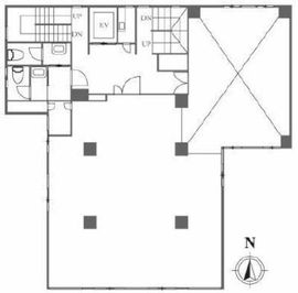広尾オフィスビル 10階 間取り図