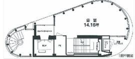 銀座SFビル 1-2階 間取り図