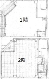 石田ビル 1-2階 間取り図