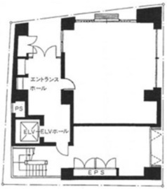 グランド茅場町ビル 1階 間取り図