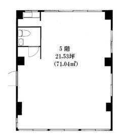 飯田橋西口ビル 5階 間取り図