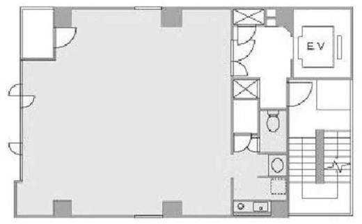 Biz SQUARE 芝大門（旧：茶乃木ビル） 3階 間取り図