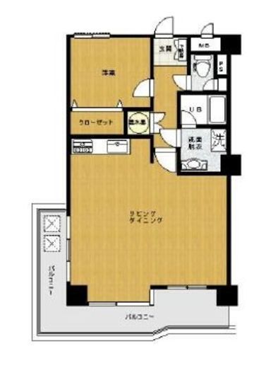 北参道ダイヤモンドパレス(店舗) 312 間取り図