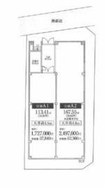 神宮前COURT A B1階A1 間取り図