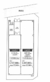神宮前COURT A B1階A2 間取り図