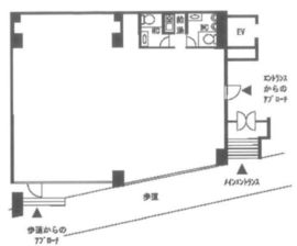東京セントラル渋谷ビル 102 間取り図