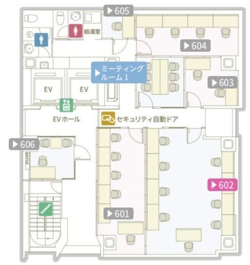 ビジョンワークス有楽町 602 間取り図