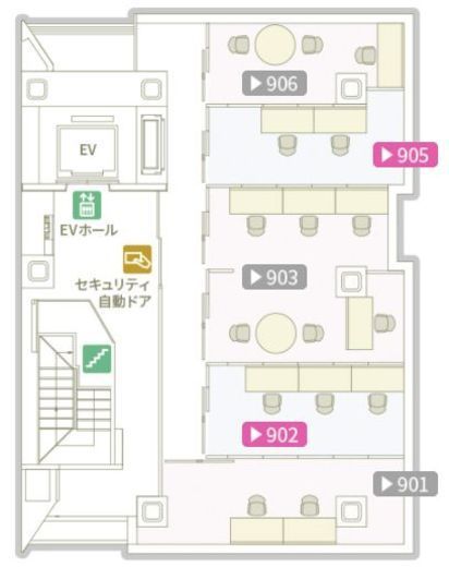 ビジョンワークス有楽町 905 間取り図