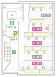 ビジョンワークス有楽町 1101 間取り図