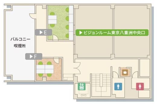 ビジョンワークス東京 5階D 間取り図