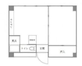 高輪1ビル 5階 間取り図