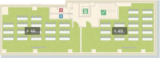 ビジョンルーム銀座一丁目別館 4A 間取り図