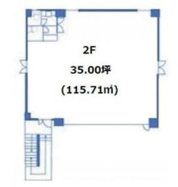 アヴニール高輪 2階 間取り図