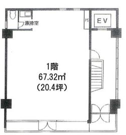 大原会館 1階 間取り図