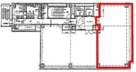 Daiwa八丁堀駅前ビル 2階B 間取り図