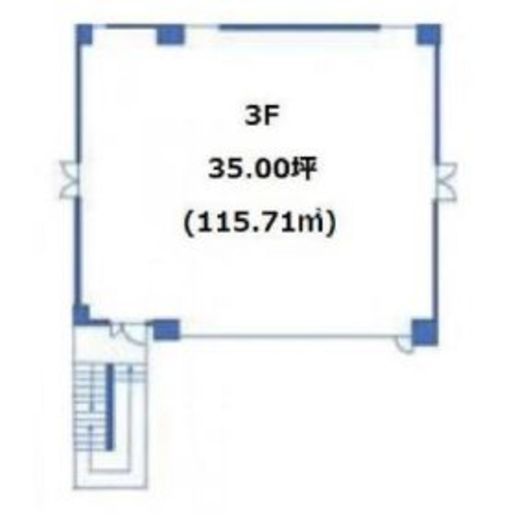 アヴニール高輪 3階 間取り図
