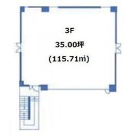 アヴニール高輪 3階 間取り図