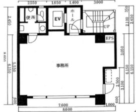 大野ビル 1階 間取り図